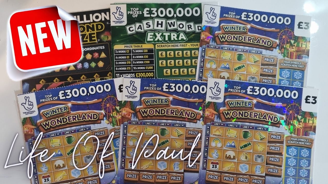 New £3 Lottery Scratch Cards. Rachael and I go for a walk in a Winter Wonderland!!!
