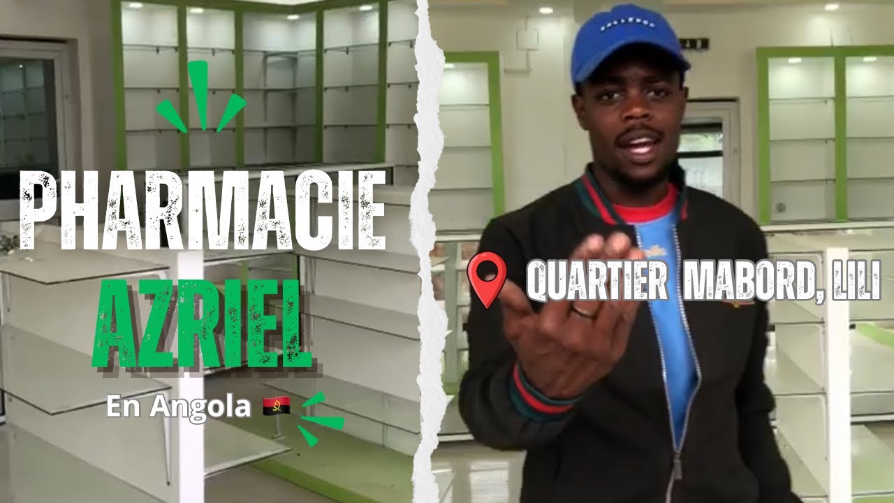 VISITE GUIDÉE DE LA PHARMACIE DE L’ORPHELINAT AZRIEL (en Angola 🇦🇴)