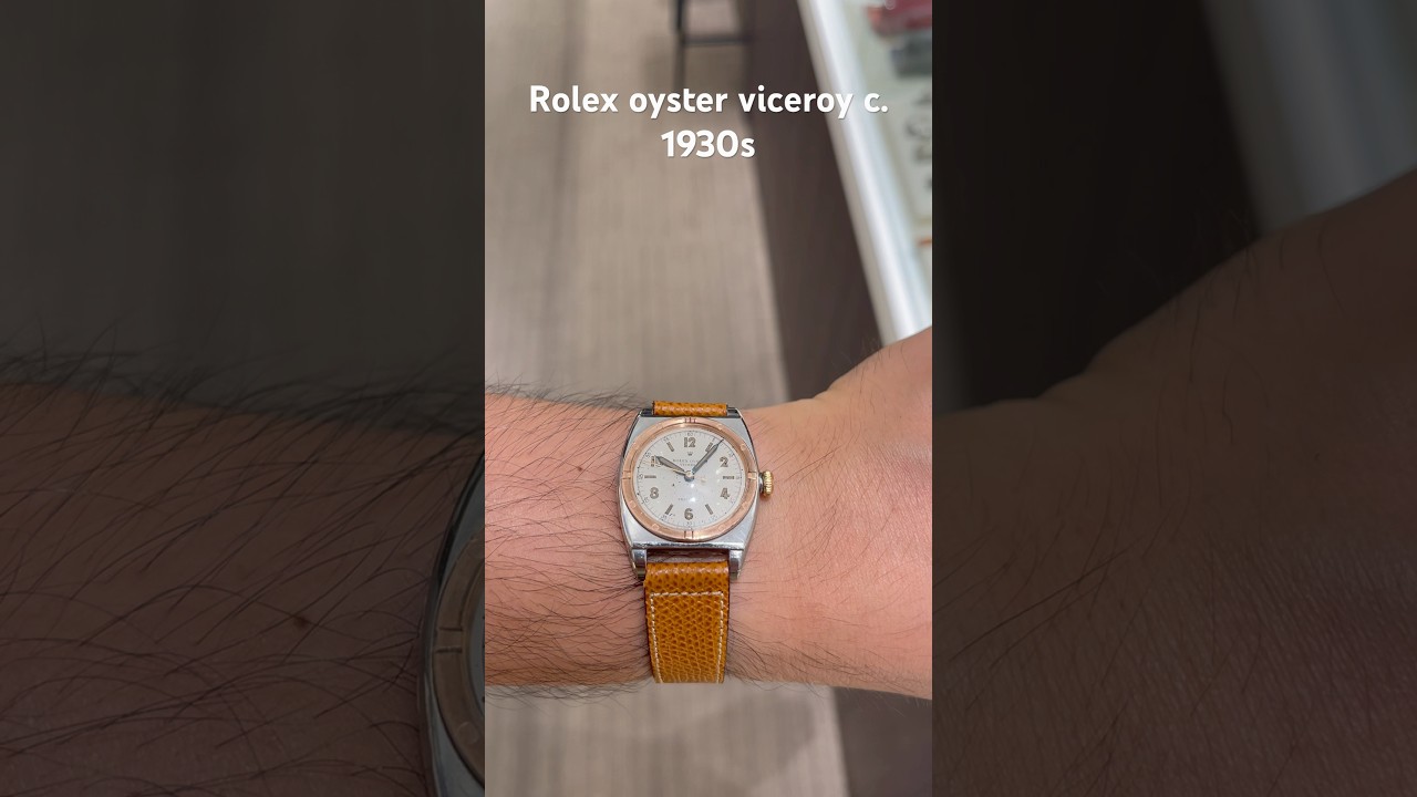 Rolex oyster viceroy circa 1930s #rolex #vintage #watch #1930s #tokyo #vintagefinds #shorts #reels