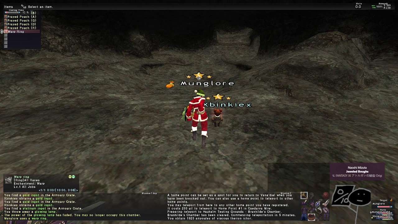 Final Fantasy XI: [Retail - Odin] Ichor Farming and Exemplar Points