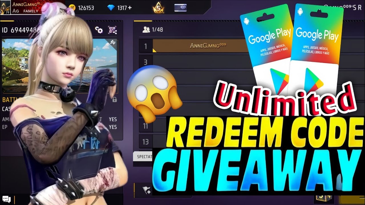 🔴LIVE FREE FIRE CUSTOM ROOM || FF LIVE REDEEM CODE & DIAMOND GIVEAWAY 🎁 #FREEFIRE #FFLIVE #GIRLGAMER