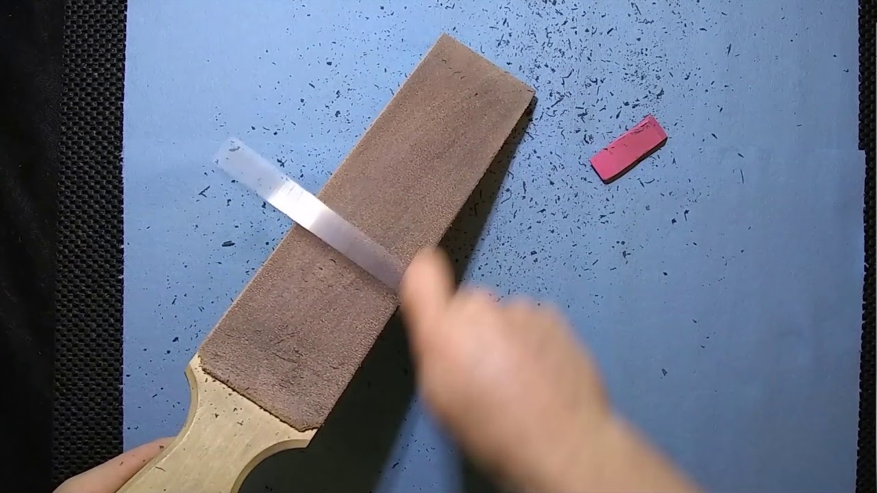How I clean my strops