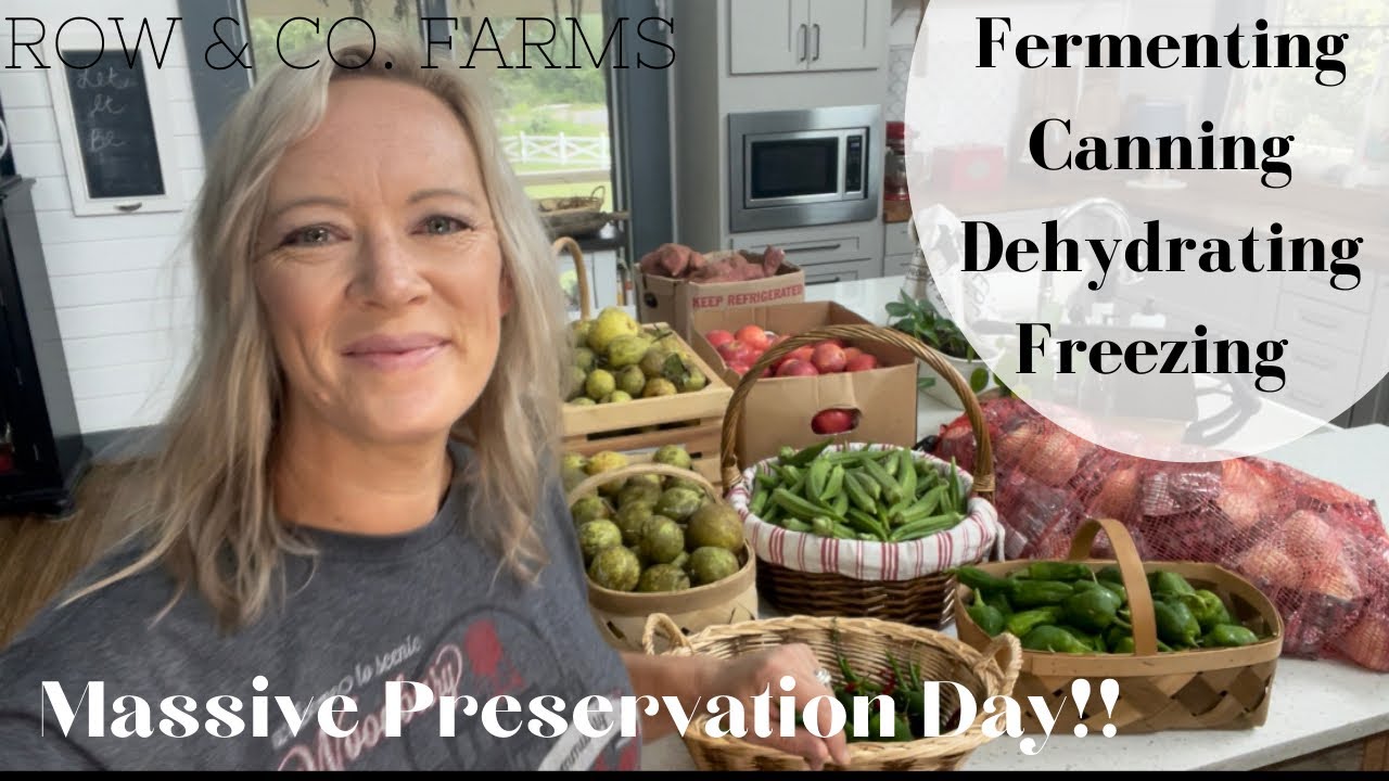 MASSIVE PRESERVATION DAY | Winter Pantry Storage