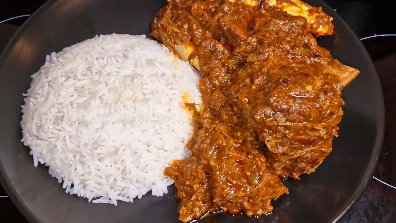 DÉLICIEUX GOMBO GRILLÉ À L'HUILE ROUGE, UN PUR DÉLICE.