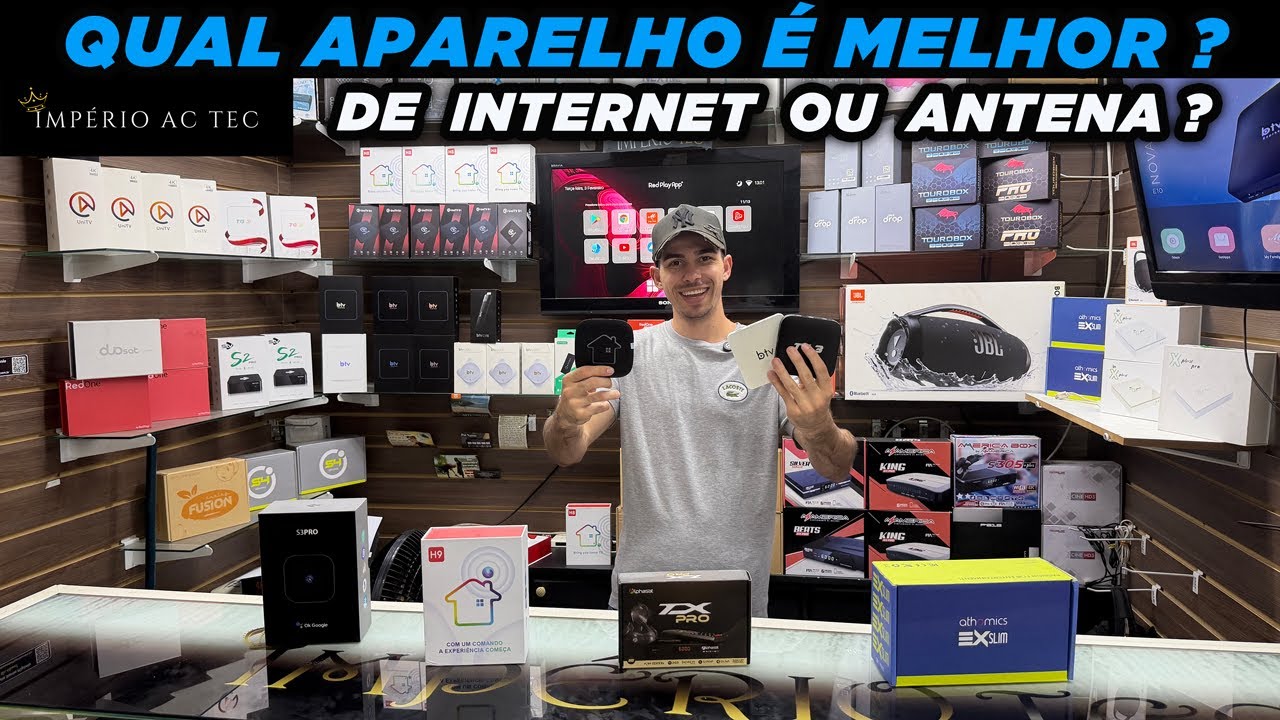 QUAL APARELHO É MELHOR ? INTERNET  ou  ANTENA ? IMPÉRIO TEC