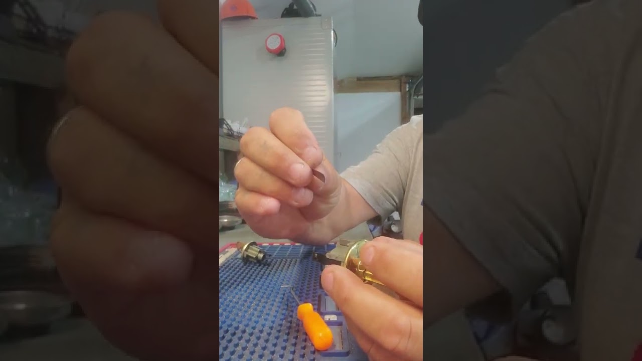 Shimming a lock. Rekeying a lock without an existing key, you must pick the lock. Shimming is easy.