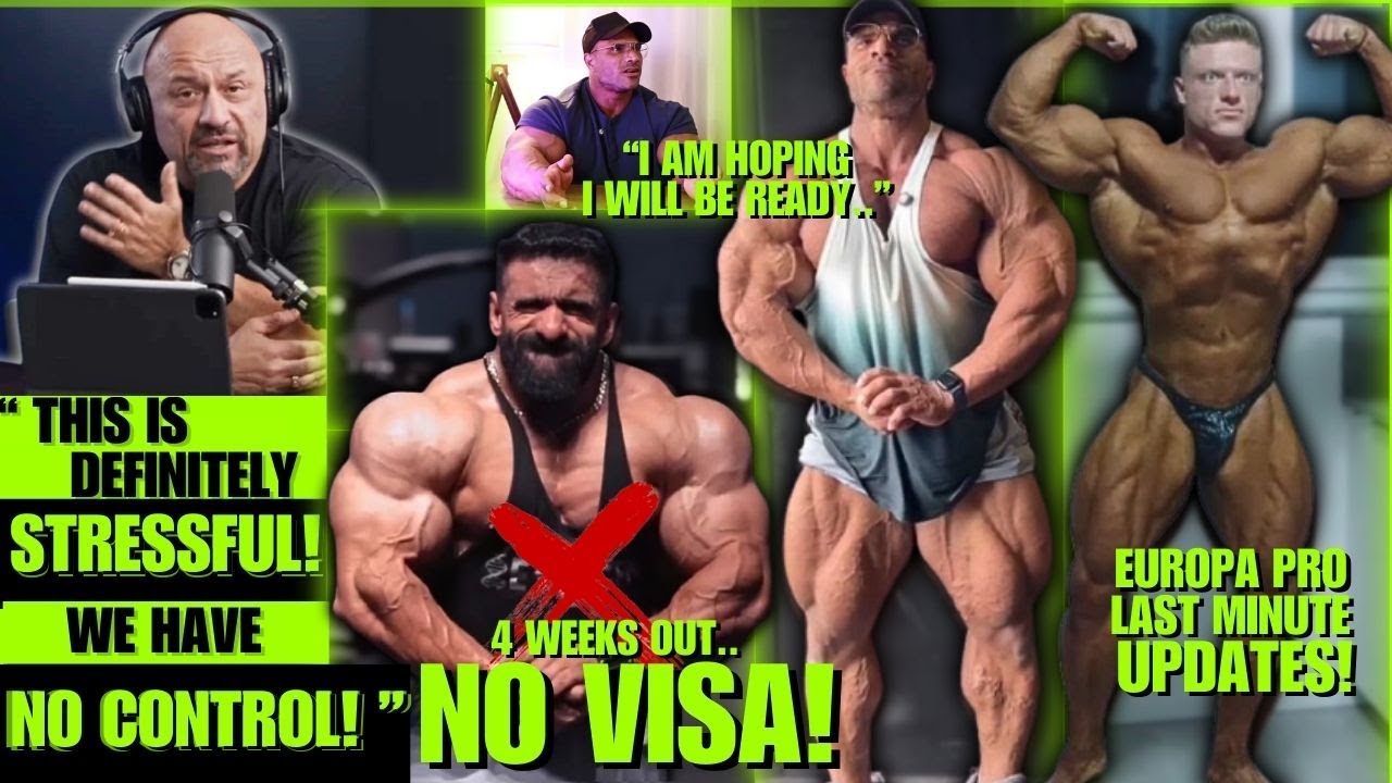 Hany Rambod: Hadi Choopan HAS NO VISA! +Hassan Mostafa SPEAKS on NEXT SHOW! Europa Pro FINAL UPDATES