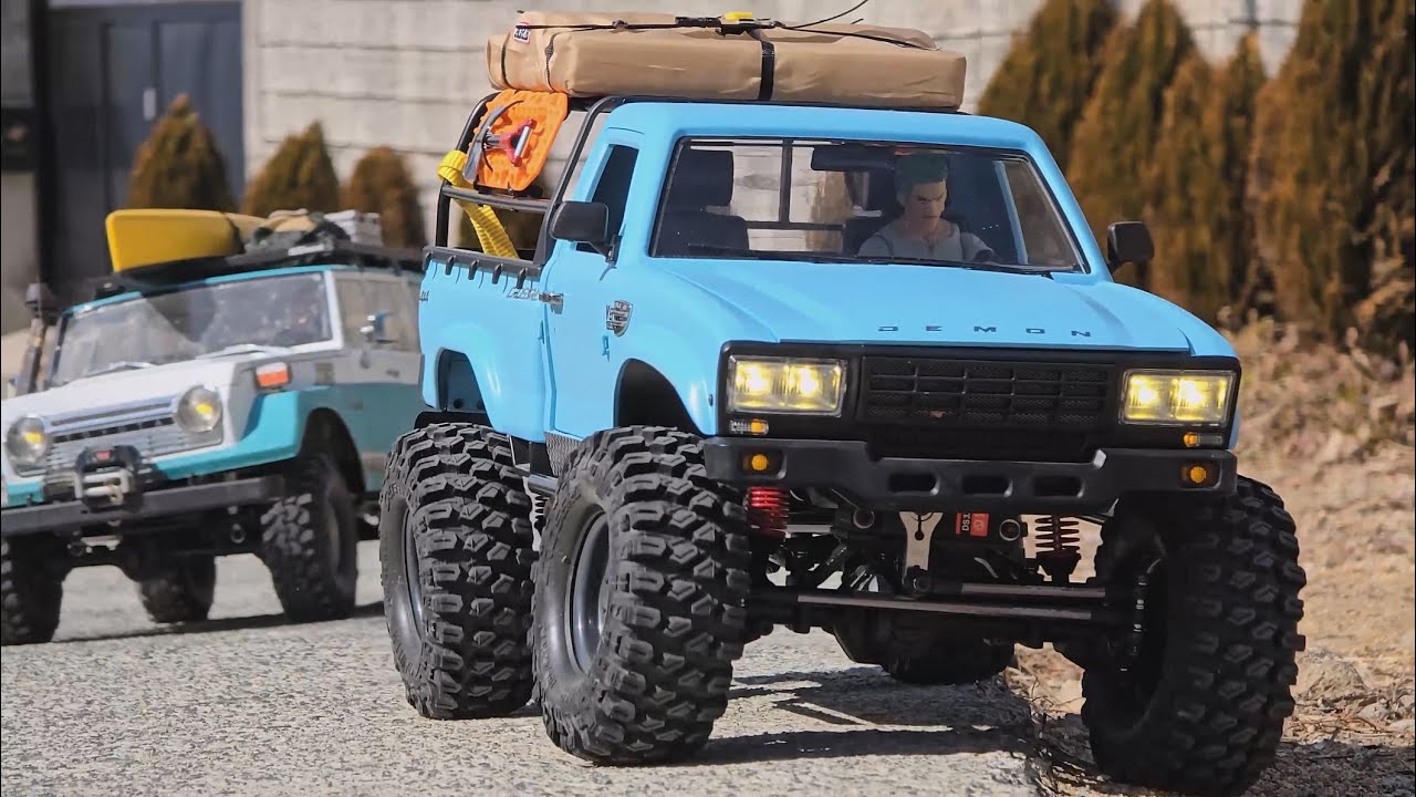 1/10 Scale RC4WD FJ55 & CrossRC SP4 - Rock Crawling ASMR