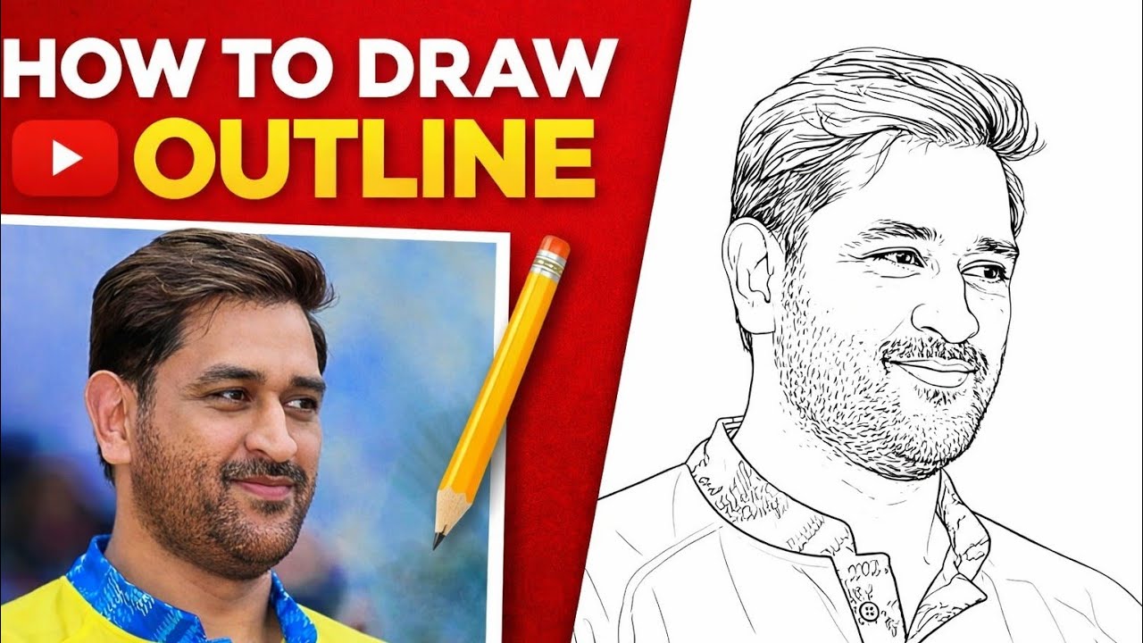 Amazing Pencil Portrait Drawing | Step by Step Sketch Art