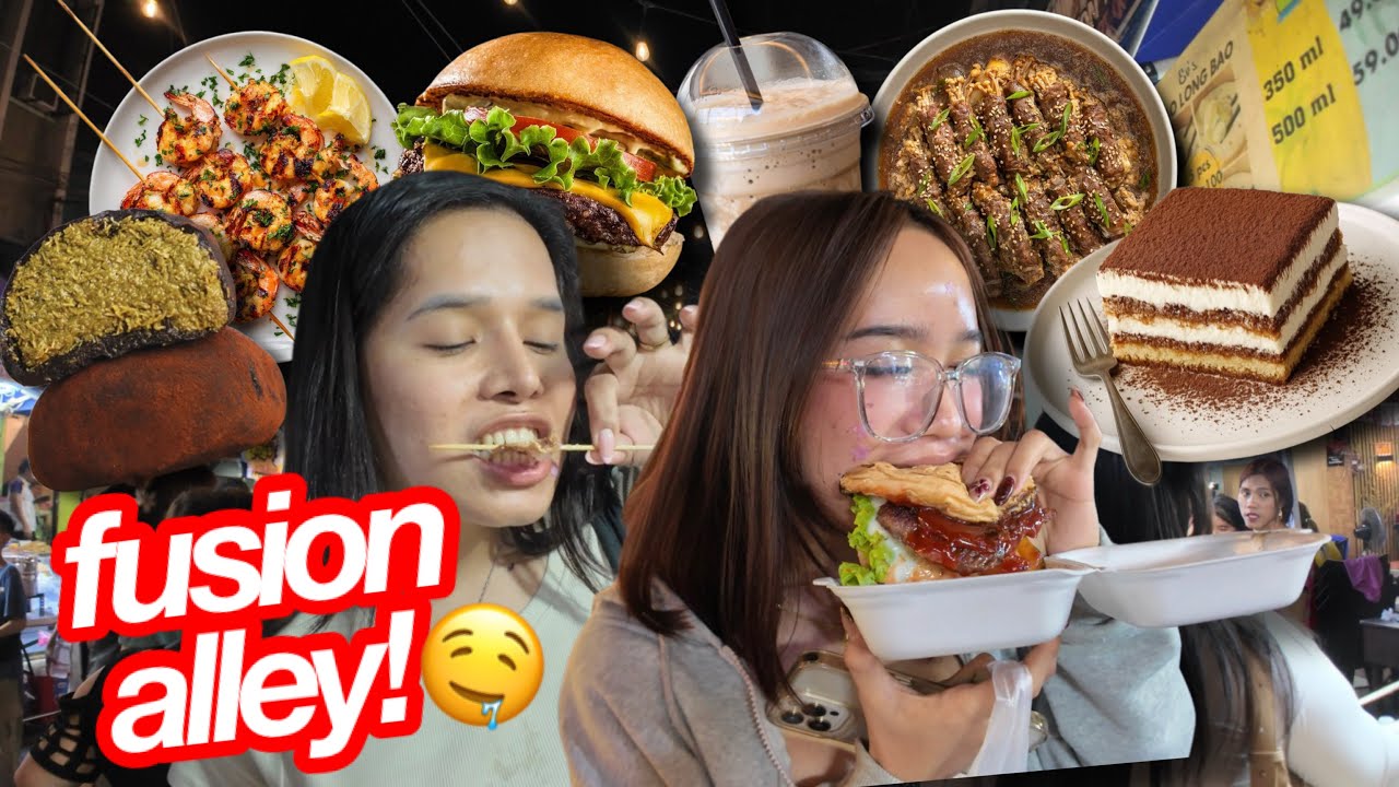 FOOD TRIP SA FUSION ALLEY WITH JERVIN! 🤤 (SOBRANG SARAP NG MGA PAGKAIN!)