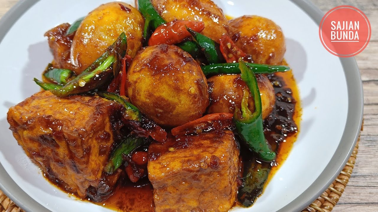 TAHU TELUR KECAP PEDAS... MASAKAN SEDERHANA ENAK BANGET