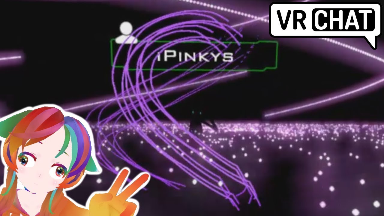 [VRChat] Incredible light show performance by iPinky's & Jadne