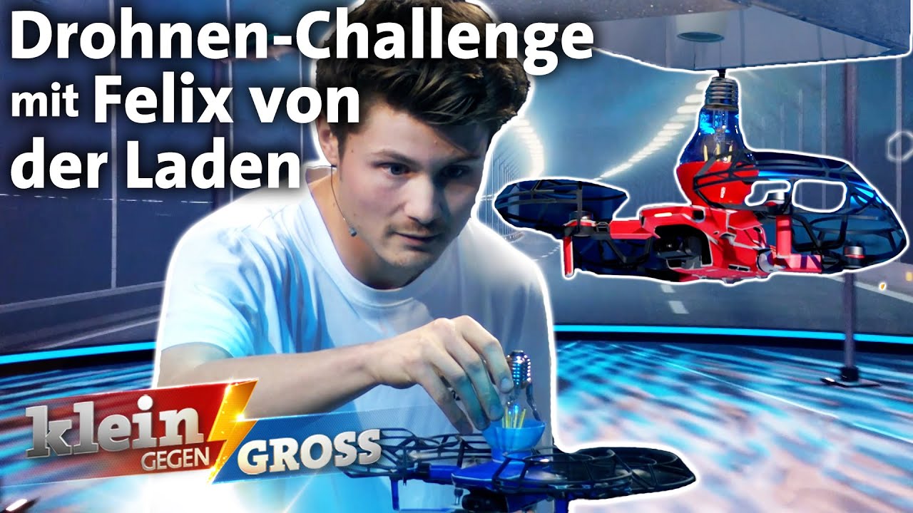 Glühbirnen mit Drohnen einsetzen: Felix von der Laden vs. Neo (12) | Klein gegen Groß