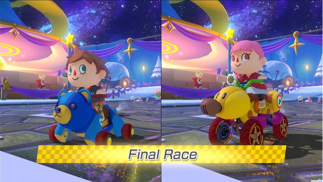 Mario Kart 8 Deluxe | DLC Characters | Villagers | 4K