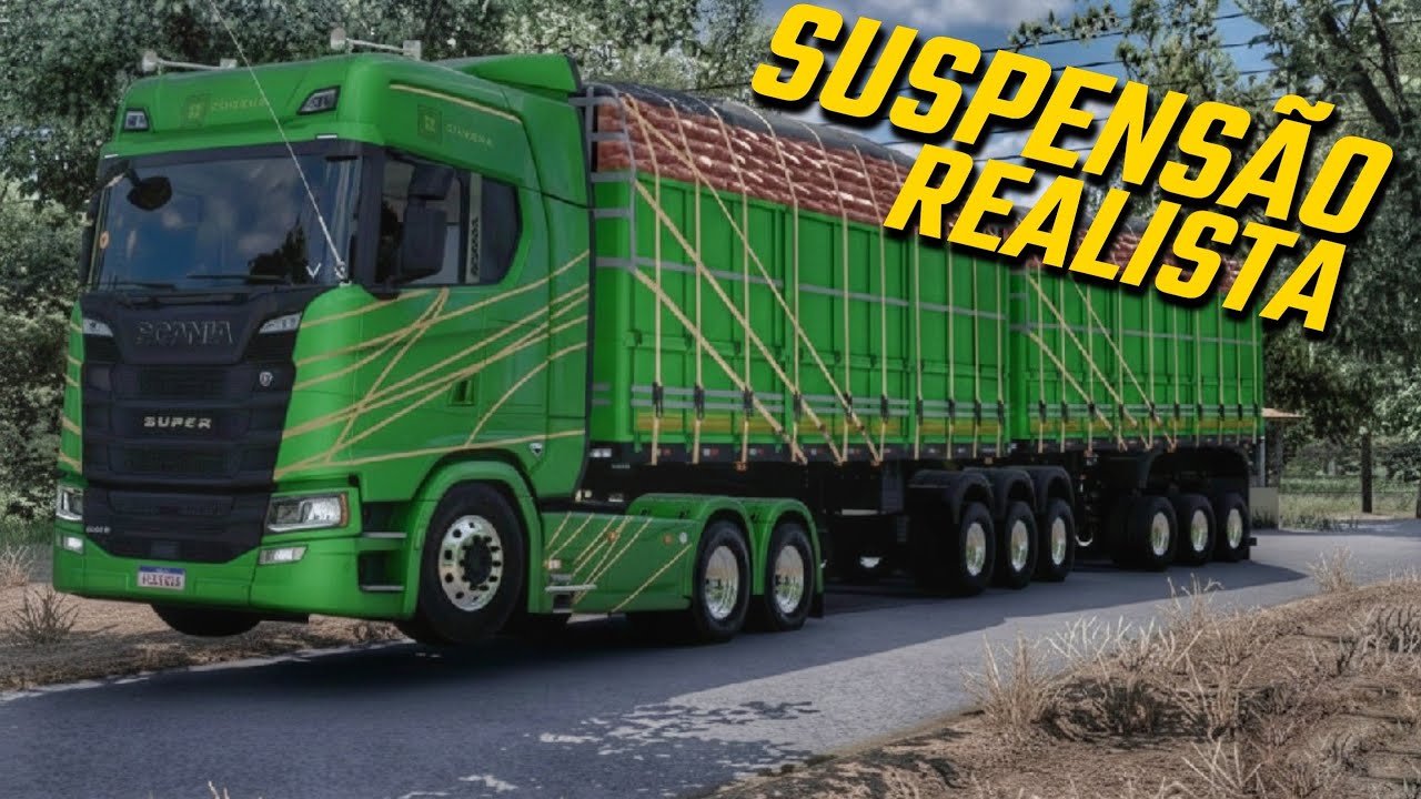 Testei a SUSPENSÃO MAIS REALISTA do ETS2 1.57 e Fiquei CHOCADO! 😱🔥