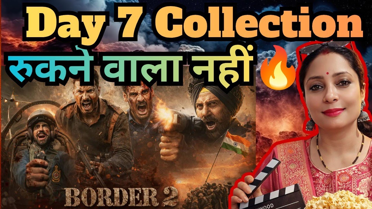 Latest Update On Border 2 Day 7 collection 🔥 अब रुकने वाली नहीं है रफ्तार 😱✅ #Birder2 #sunnydeaol 