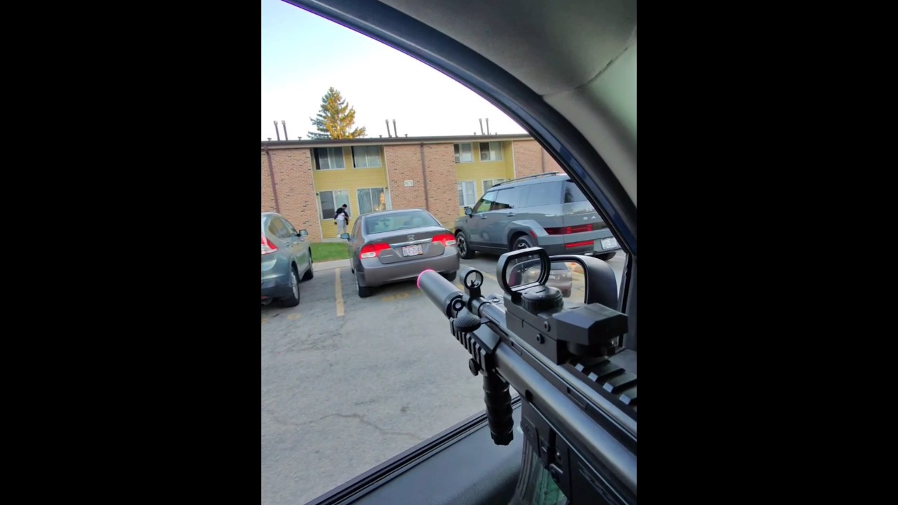 Gel blaster drive by in the hood | Gel Toy Nation 