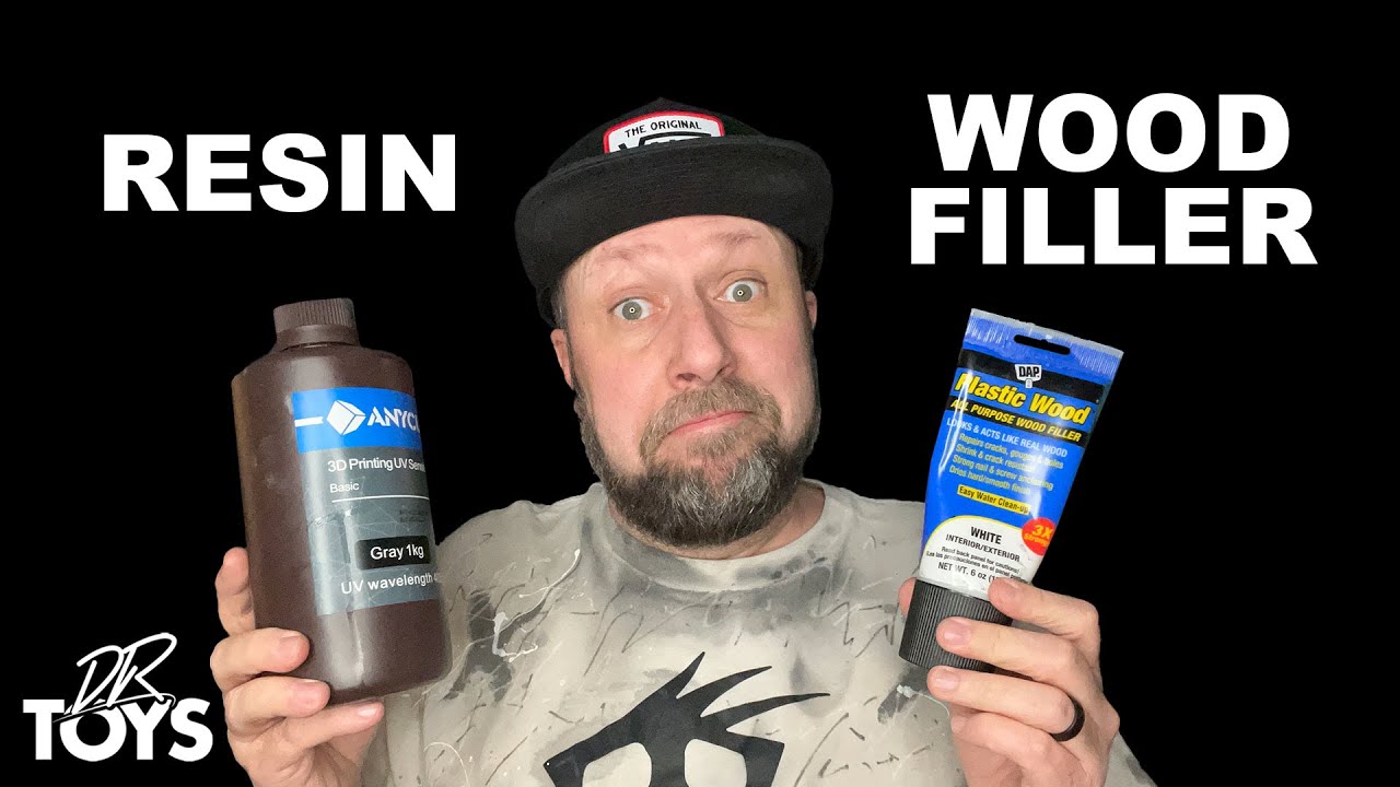 CLEANING FDM 3D PRINT - RESIN VS WOOD FILLER