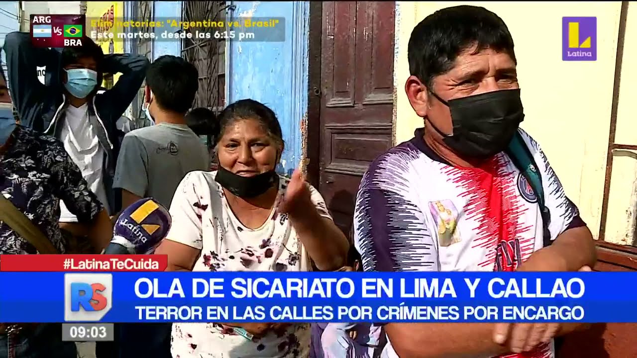 Ola de sicariato en Lima y Callao, terror en las calles por cr&iacute;menes por encargo.