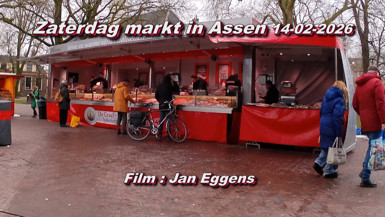 Zaterdag markt in Assen 14 02 2026