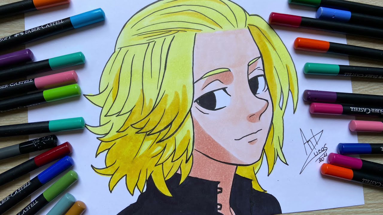 Como Desenhar o Mikey de Tokyo Revengers