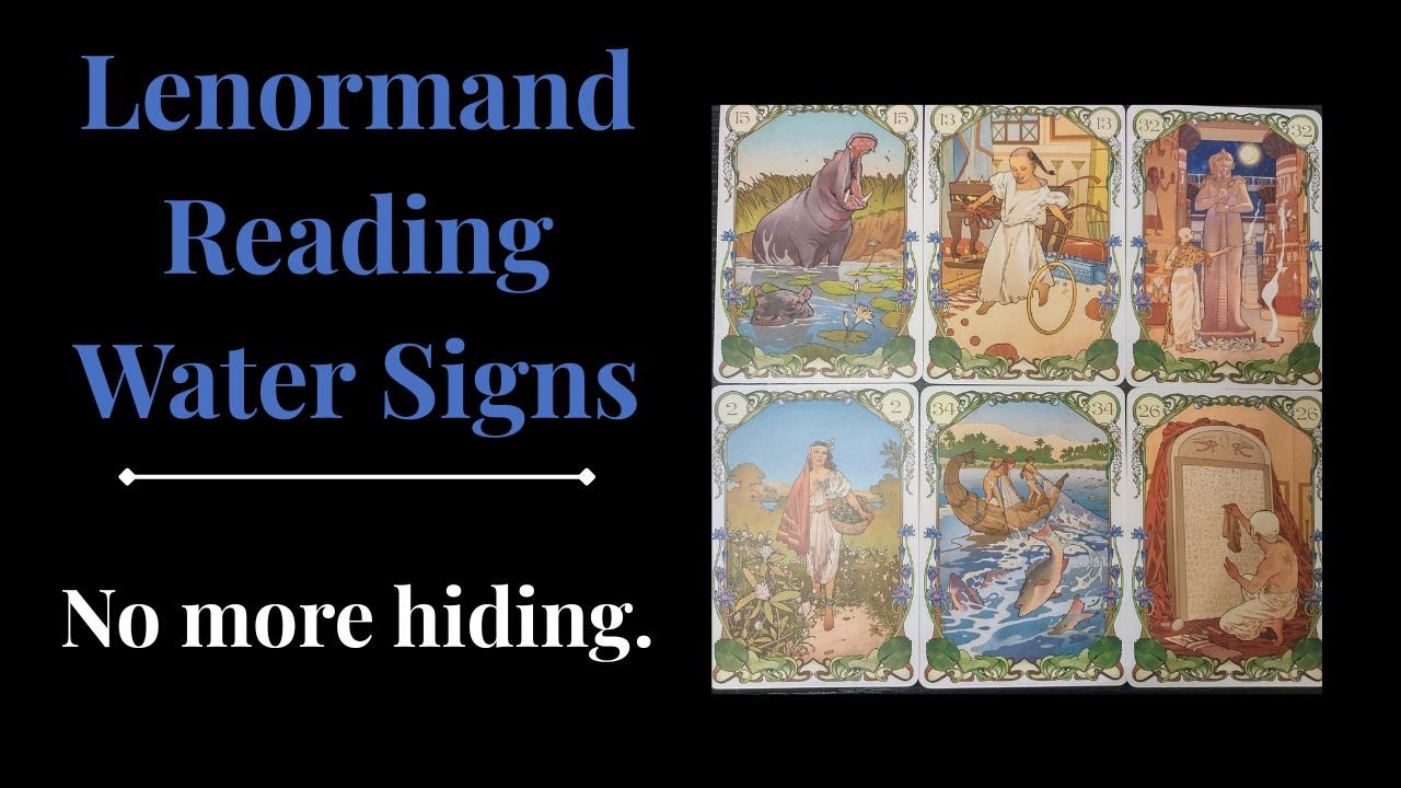 Lenormand Reading (water signs)/Mid Jan 2026: Focusing on the right type of security.