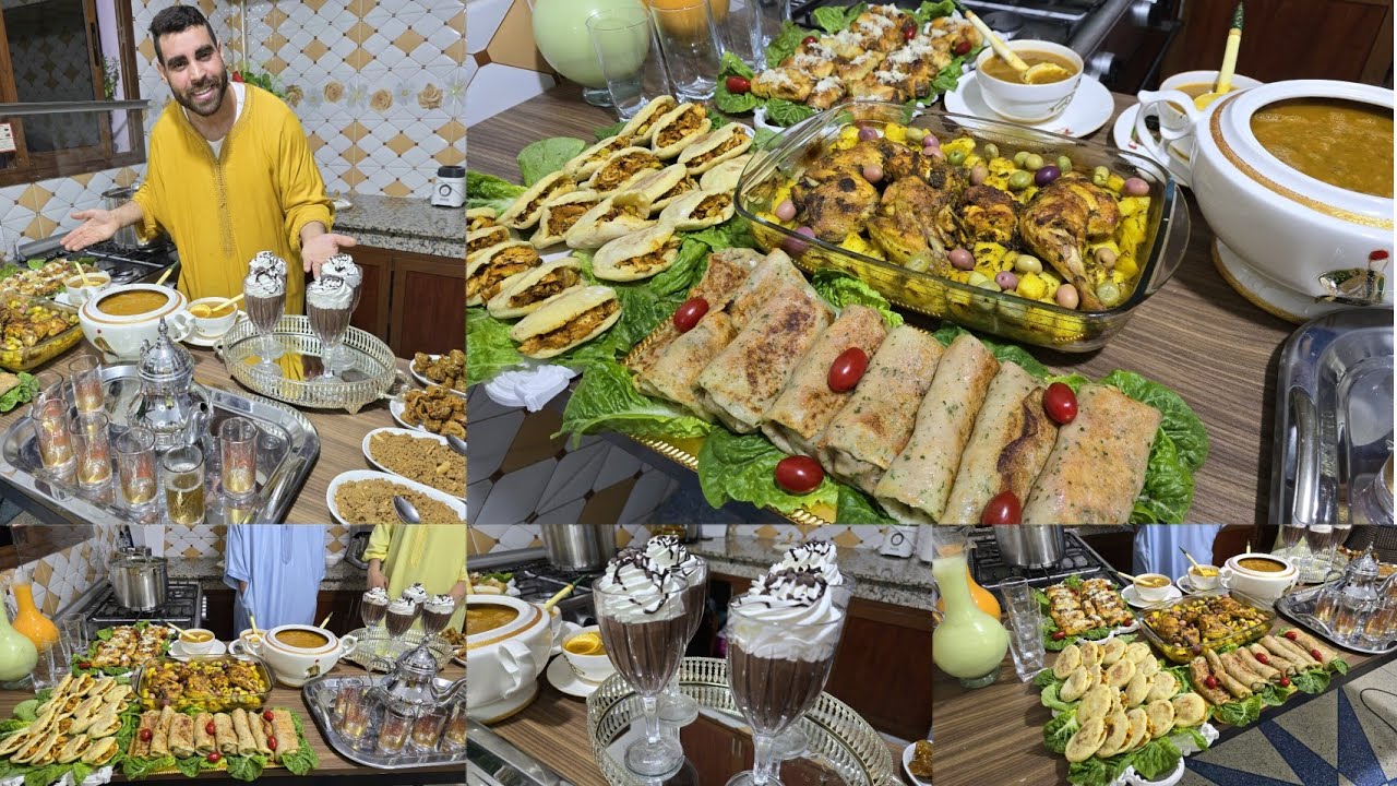 رمضان كله اقتصادي مع سيمو أول فطور منوع مابين مالح وحلو وعصائر بدون فواكه وحريرة سريعة بدون تعقيدات