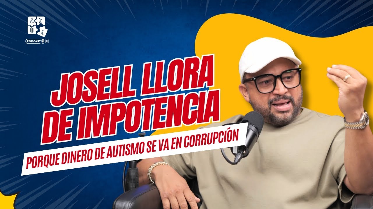 JOSELL LLORA DE IMPOTENCIA POR FALTA DE APOYO A COMUNIDAD AUTISTA