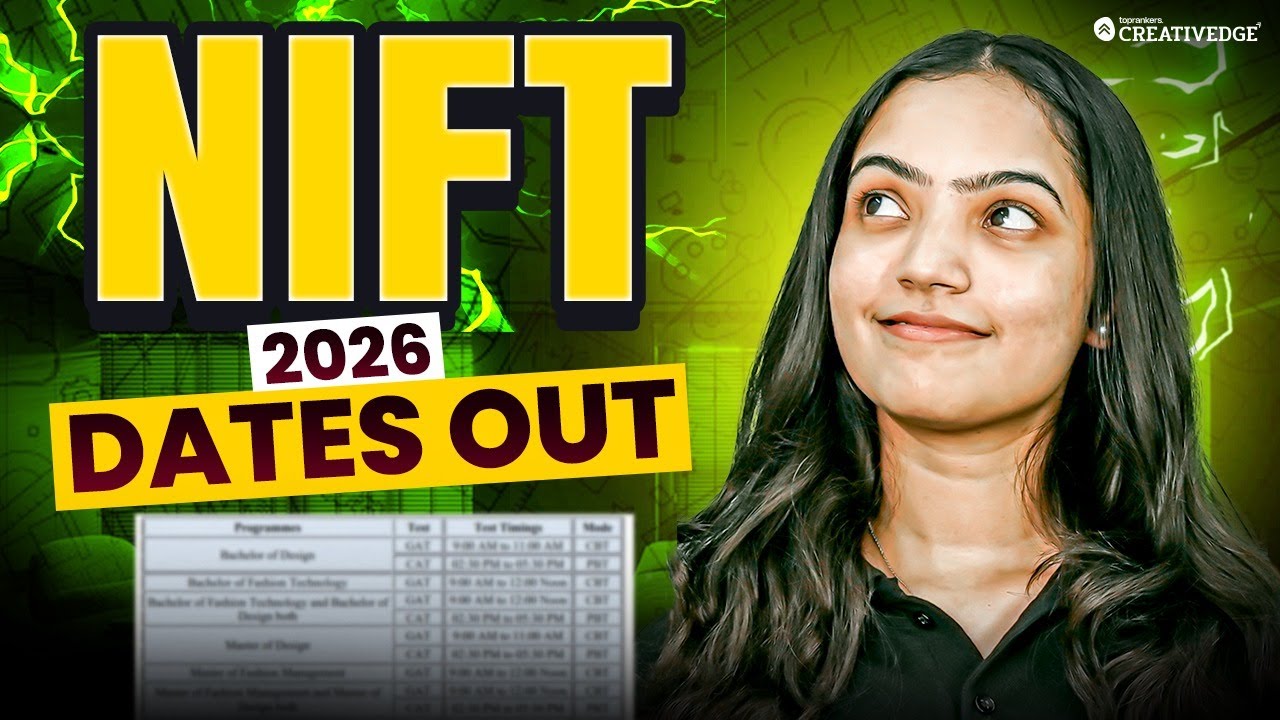 🚨 NIFT 2026 Exam Dates Announced 😱! | Official Exam Timeline, Registration, Eligibility & Next Steps