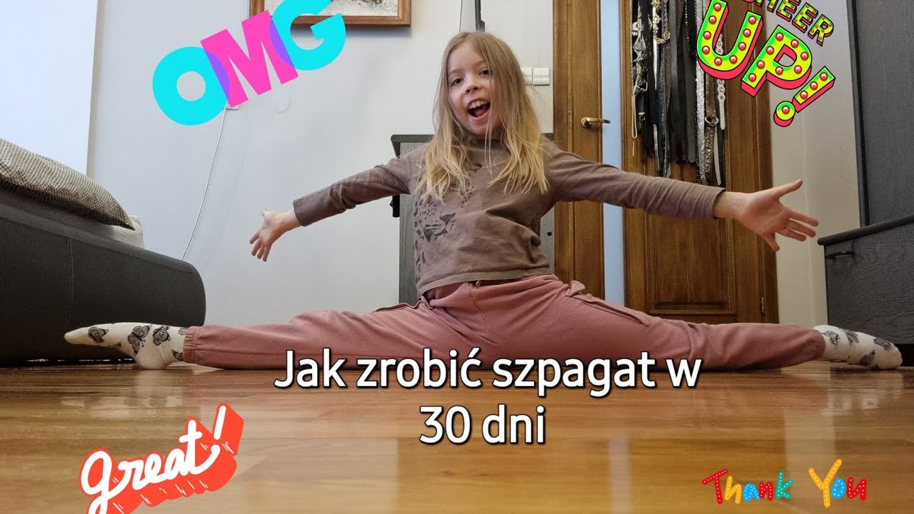 Jak zrobić szpagat w 30 dni. Zapraszam Was na 10 minutowe rozciąganie.
