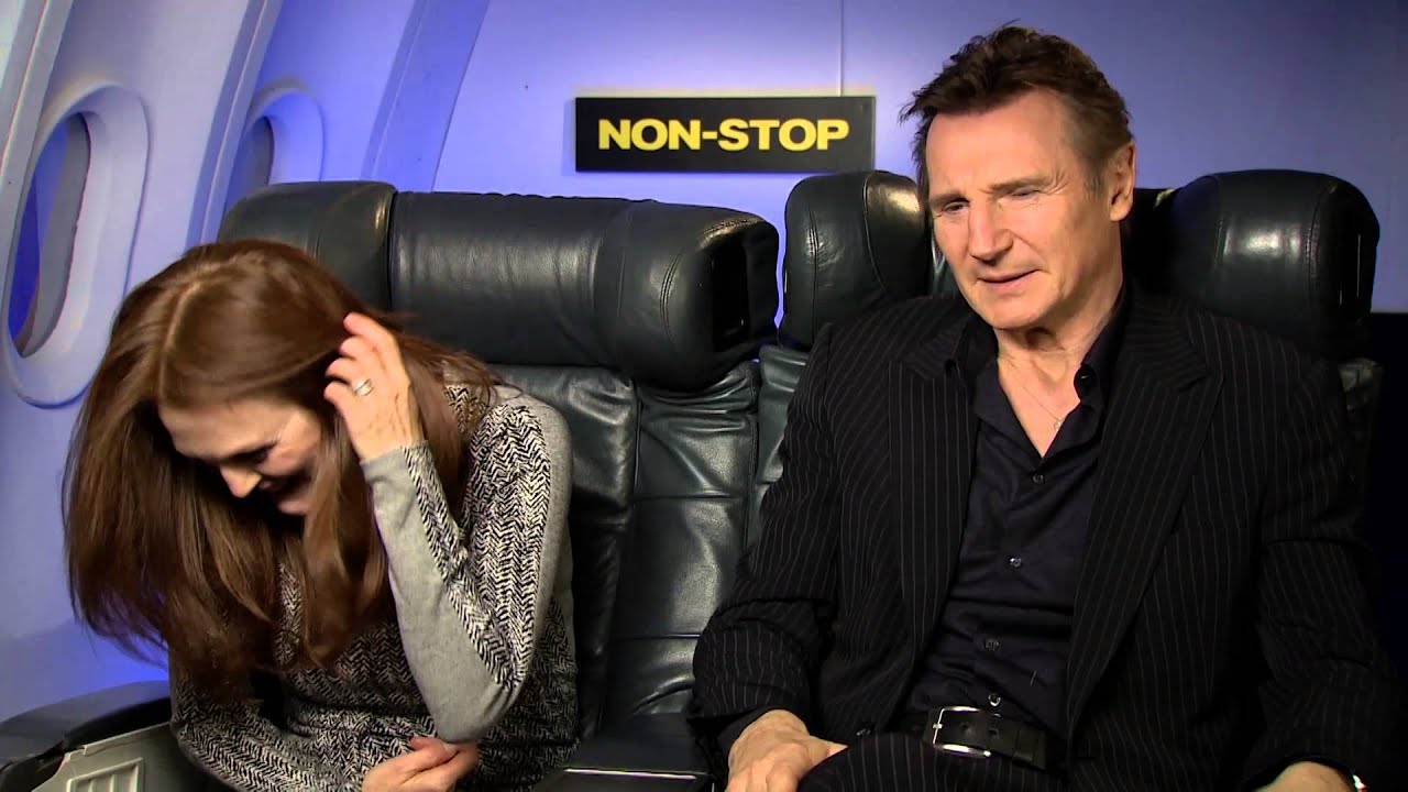 Liam Neeson & Julianne Moore Talk Non-Stop