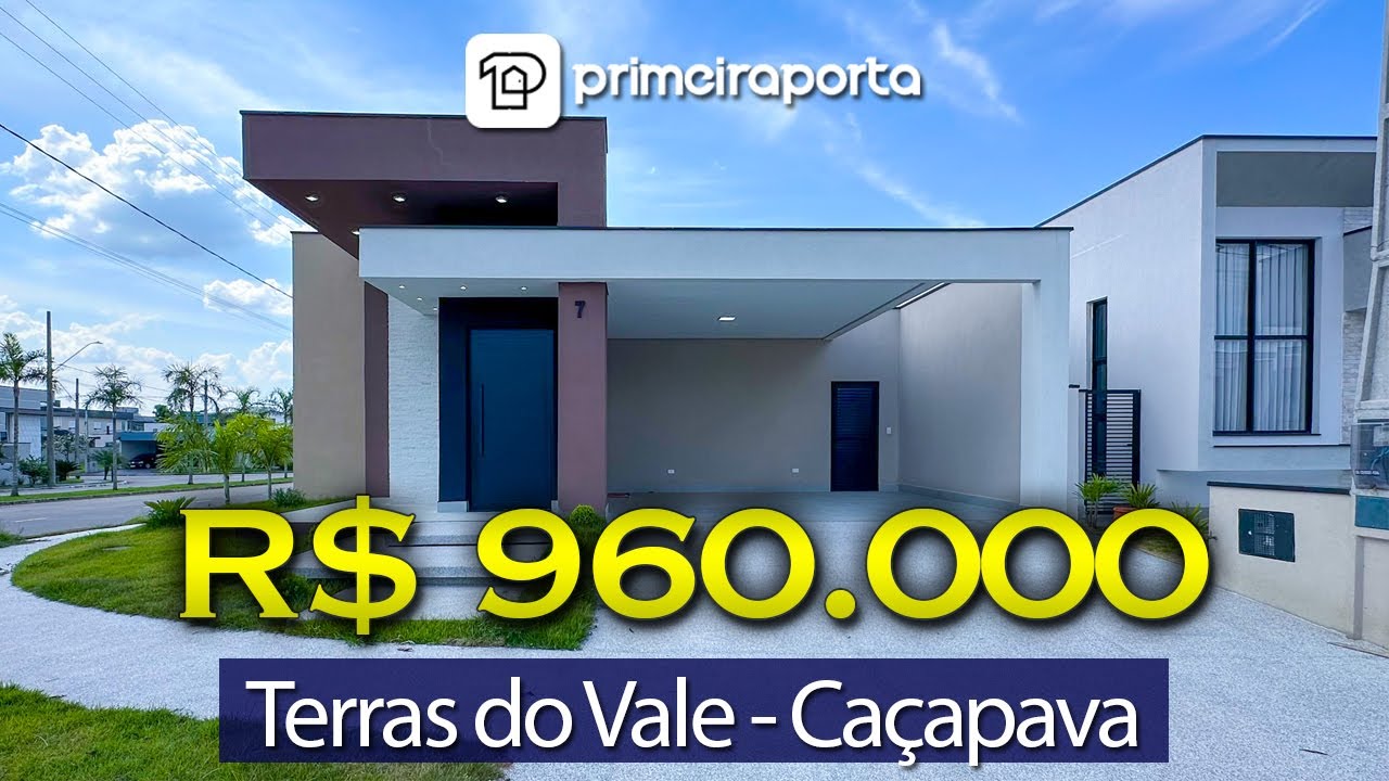 Terras do Vale, Caçapava - Casa de Esquina em ótima localização, acabamento diferenciado!