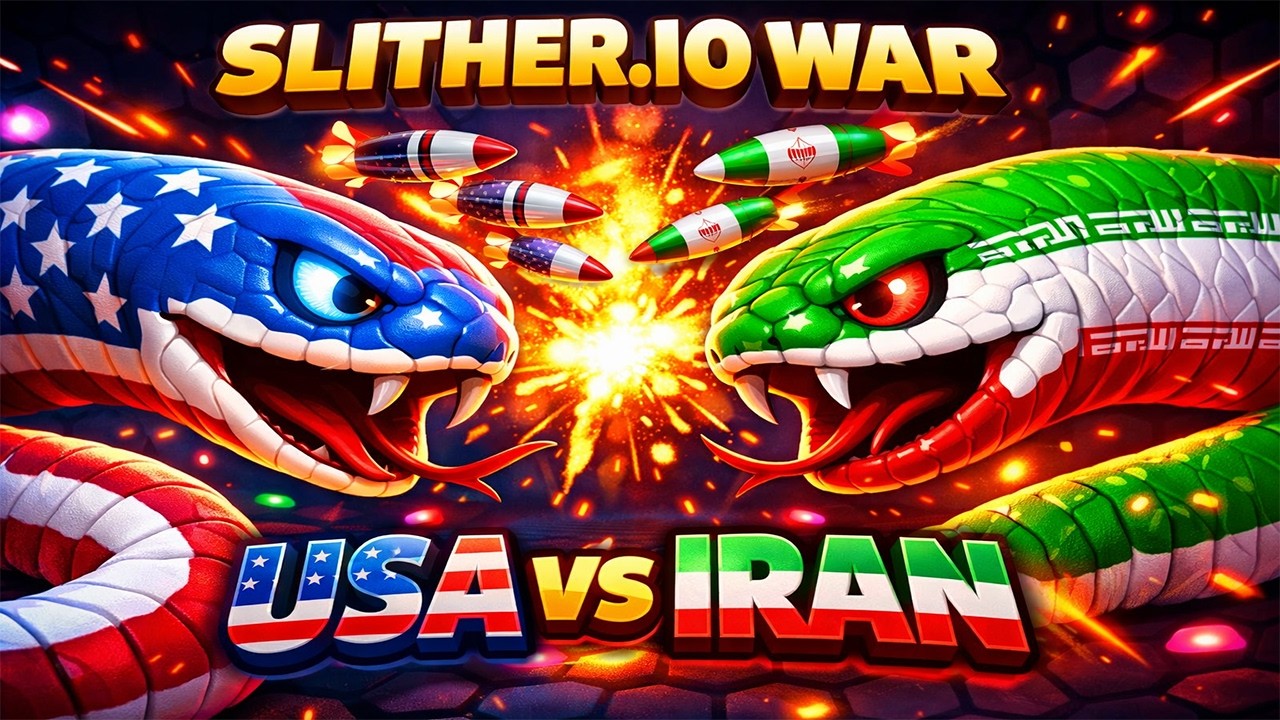 Slither.io USA vs IRAN Missile War 🐍🔥 Epic Snake Battle | Slither.io Gameplay