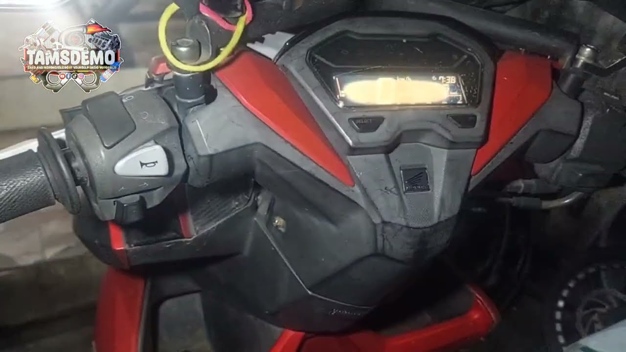 Honda click sunburn pannel DIY fix 