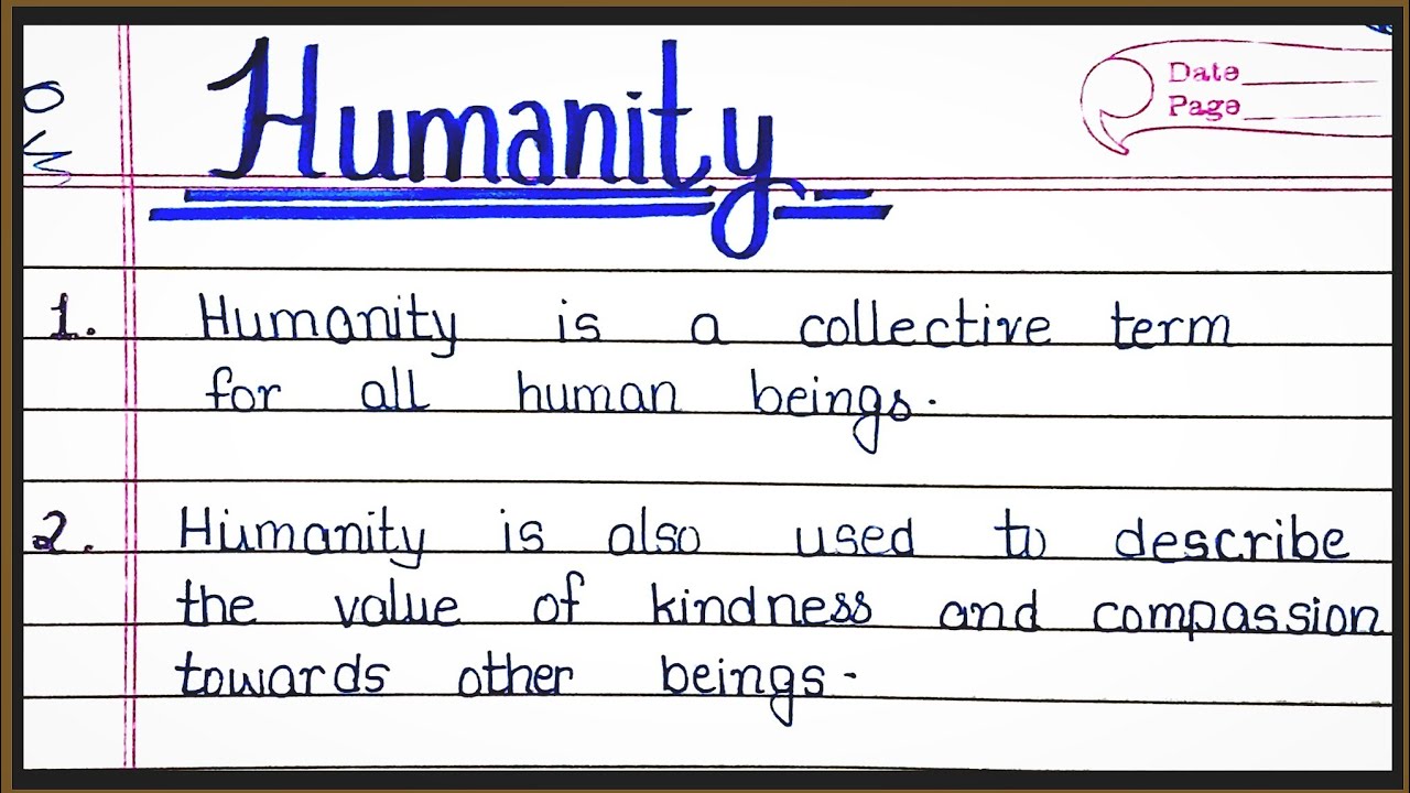 10 lines on Humanity || Essay on Humanity || Speech on Humanity || Humanity essay || DG Academy ||