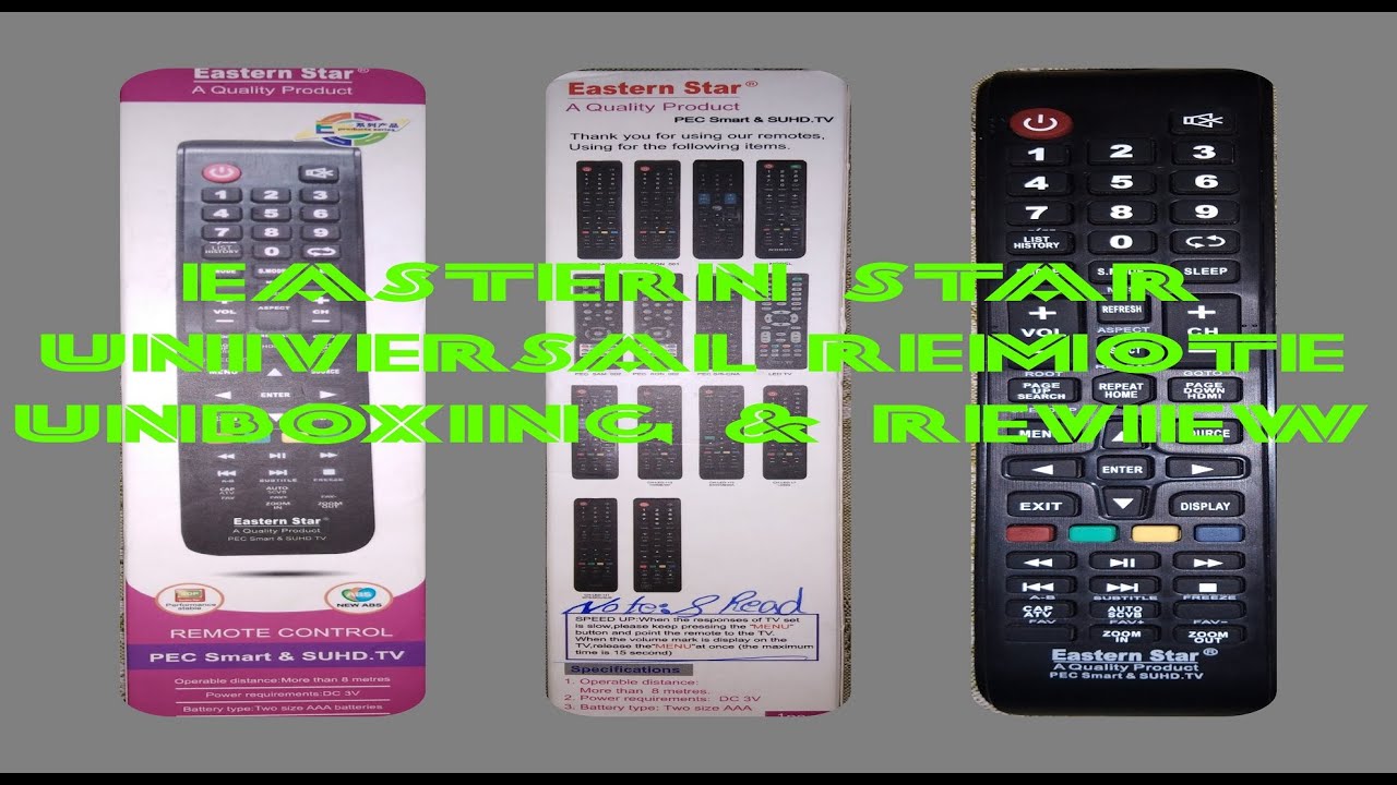 EASTERN STAR SONY REMOTE CONTROL, SAMSUNG REMOTE CONTROL LCD / LED TV MODELS UNIVERSAL REMOTE for TV