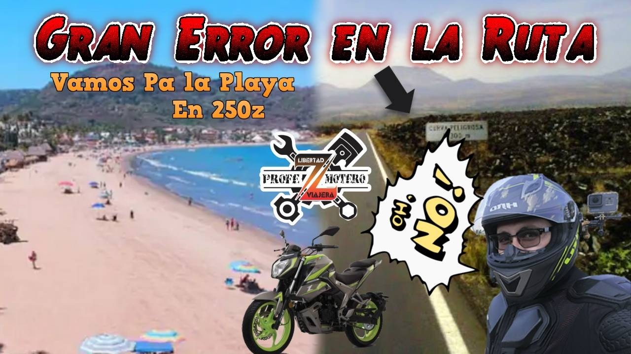 Viajando en MOTO china a la Playa