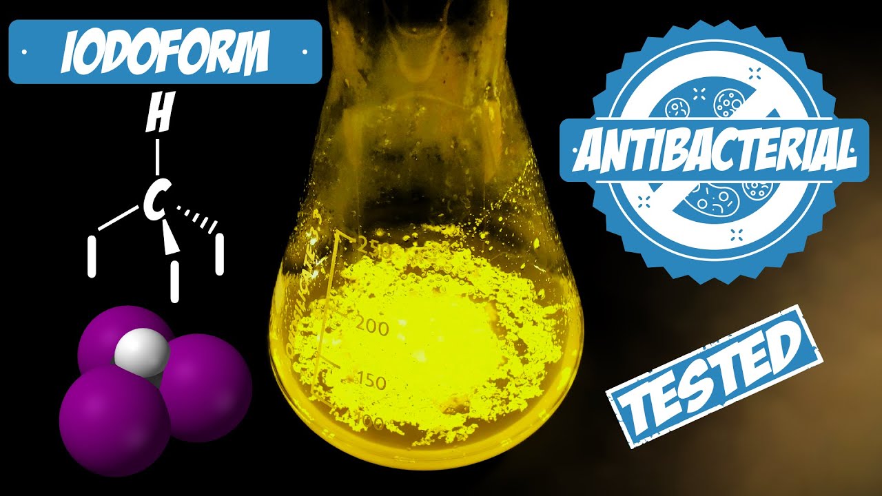 Iodoform - Synthesis and antiseptic properties