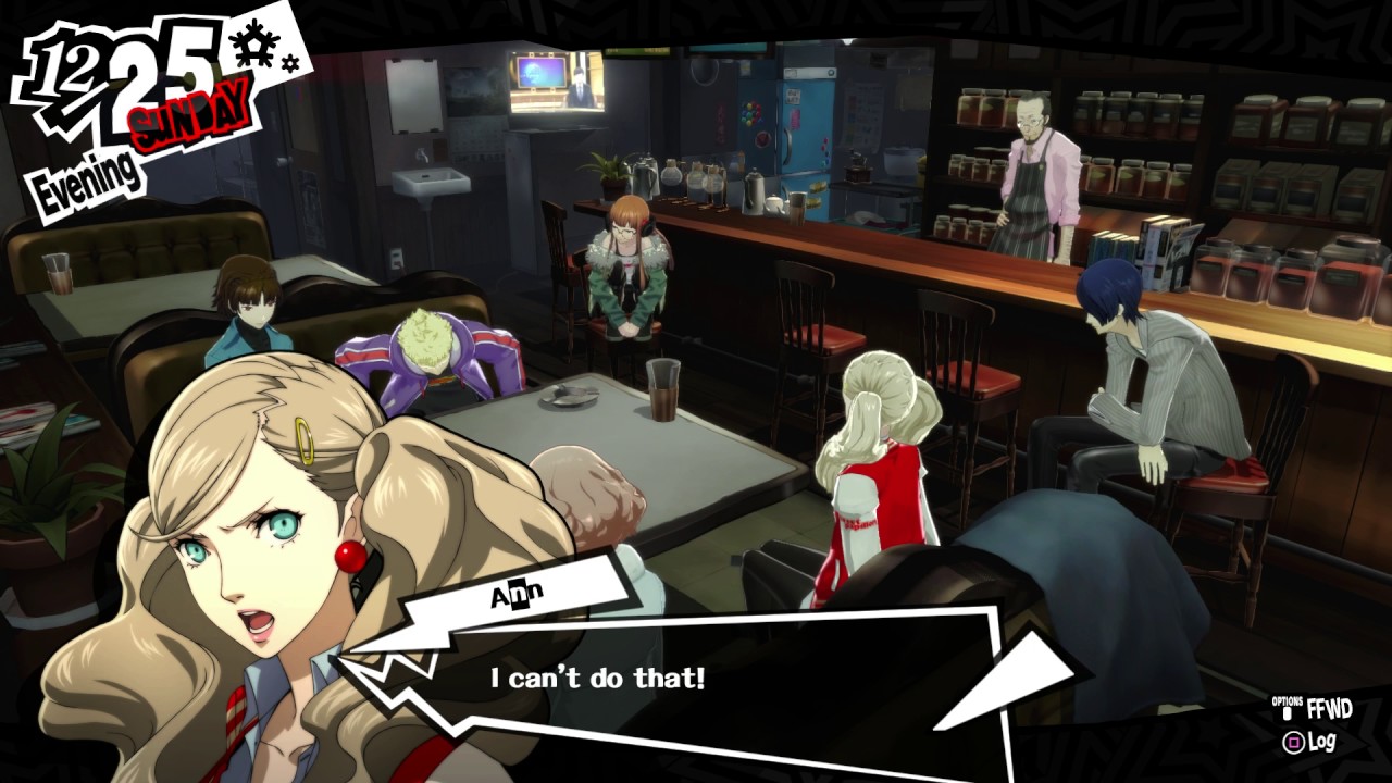 Persona 5 - 12/25: Cafe Leblanc: Sojiro Tells Group Joker Turned Himself In, 