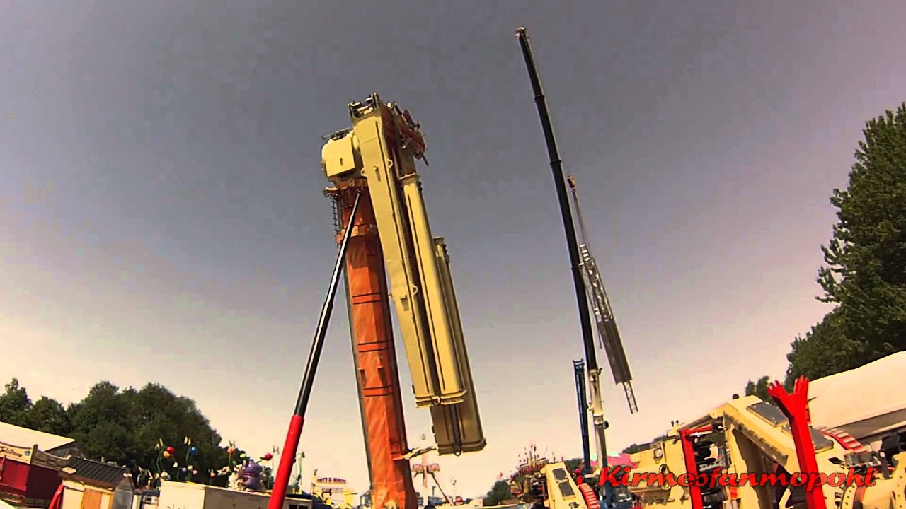 Gladitaor - Kriek (Aufstellen im Zeitraffer) Steinert Kirmes Lüdenscheid 2014