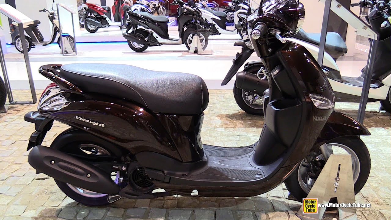 2015 Yamaha D'Elight 115cc Scooter - Walkaround - 2014 EICMA Milan Motorcycle Exhibition