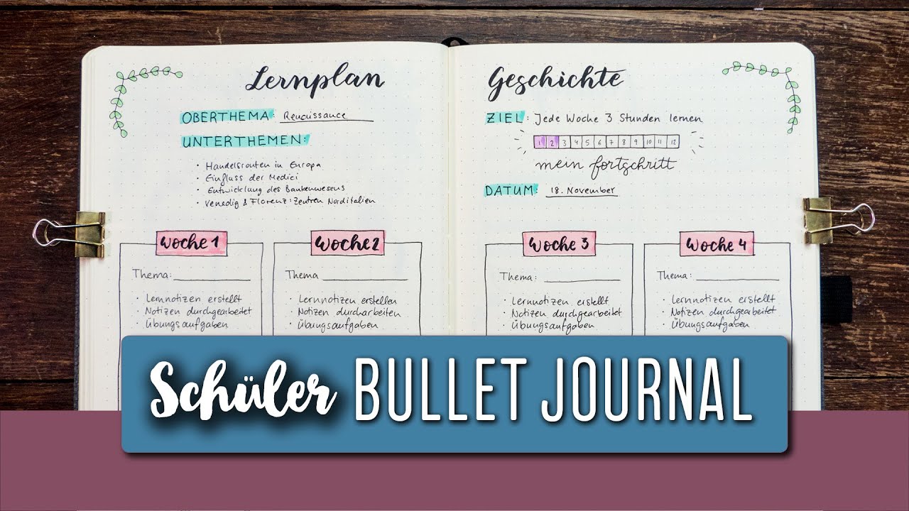 Organisiert ins neue Schuljahr: Im Bullet Journal | Back to School