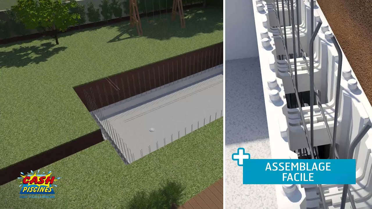 Présentation du système de construction de piscine Cash Bloc par Cash Piscines