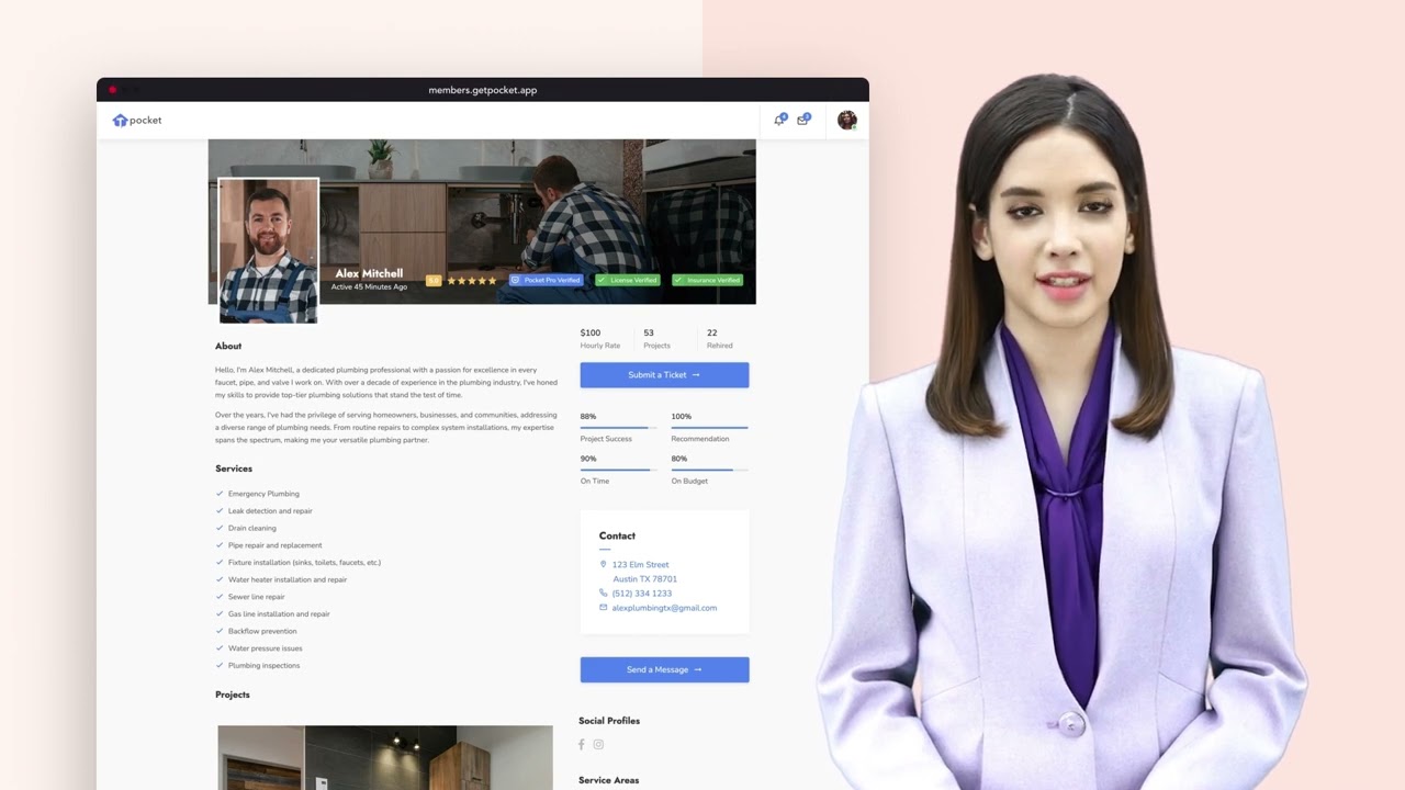 The Contractor Marketplace: A UX Designer's Presentation