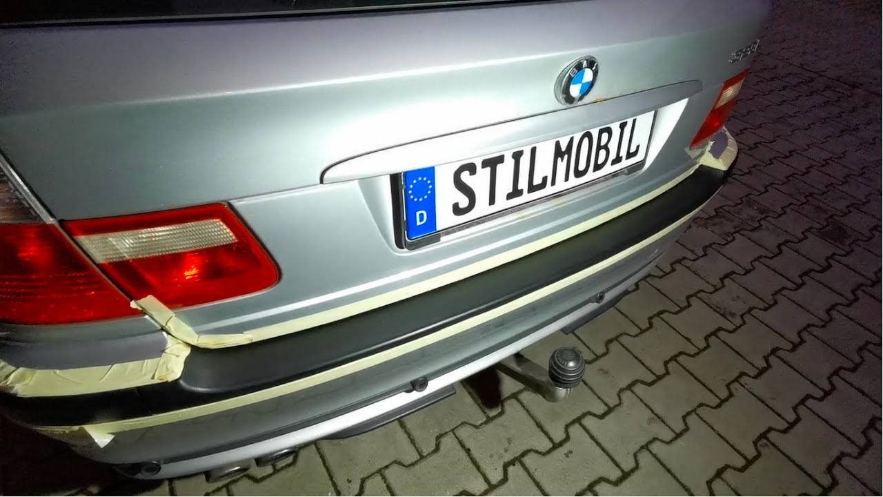 Autoaufbereitung Verblichene Plastikleisten