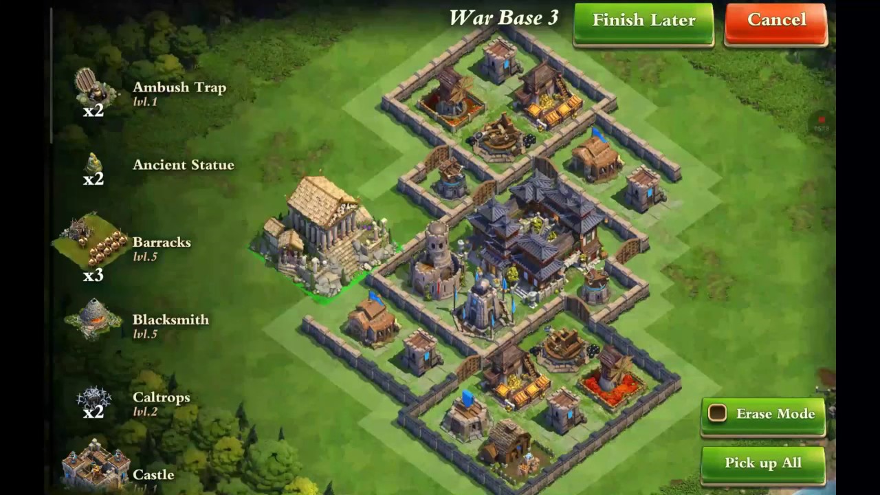 DomiNations: Medieval Age TC and loot defense base