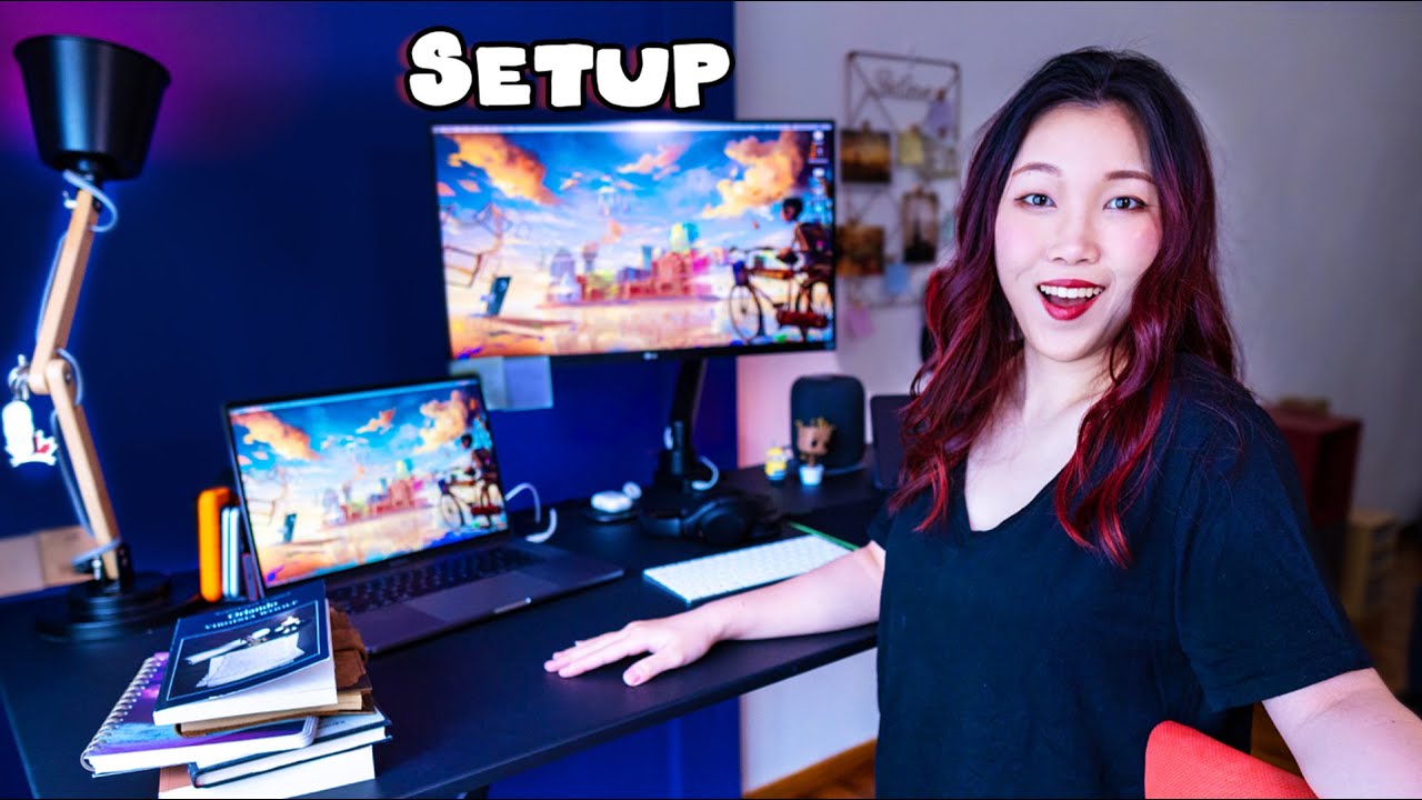 My Nerdy Desk Setup 🤓 | working from home 2020