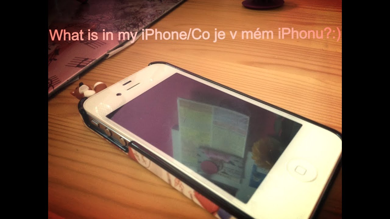 What is in my iPhone/Co je v mém iPhonu?