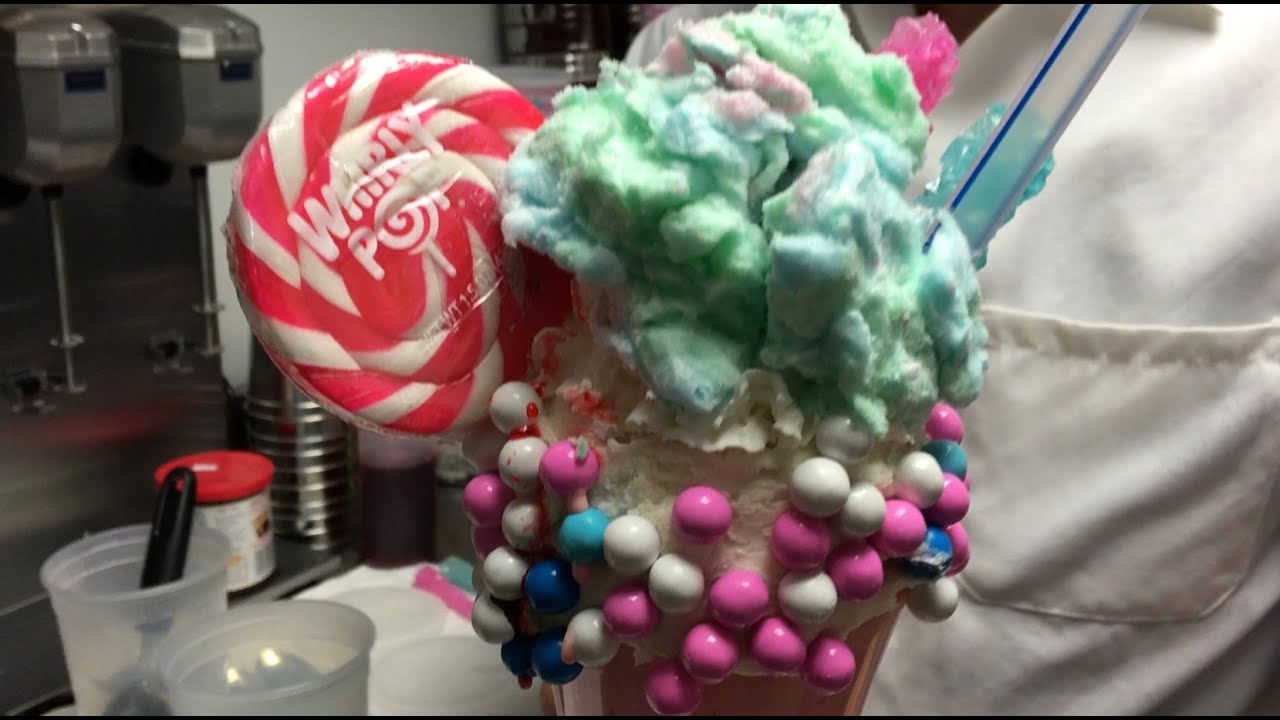 These insane milkshakes have people lining up in the freezing cold