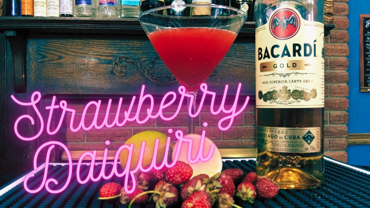 Make The Best Strawberry Cocktail - Classic Strawberry Daiquiri